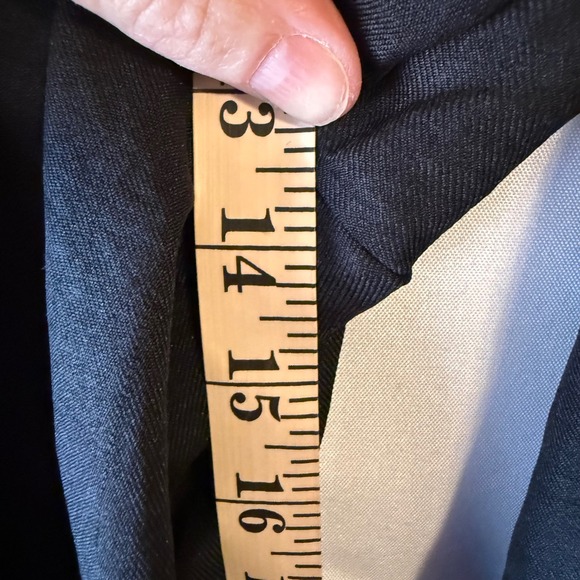 Women's High Rise Black Wide Leg Pants Elastic Waist Size M Workwear Comfortable - Picture 9 of 10